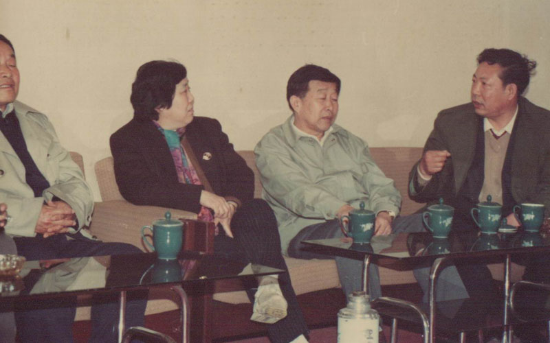 建厂初期县委书记带队到京考察